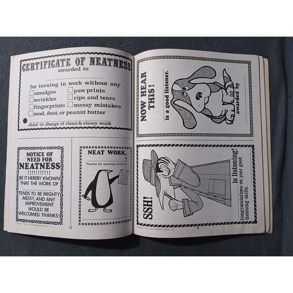 Awards Galore Reproducible Activity Book Beverly Armstrong The Learning Works - Picture 3 of 3